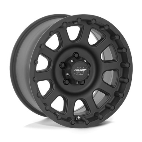 Pro Comp aluminum wheels Pro Comp Alloys PA32 BANDIDO wheel 17x9 8x165.1 125.2 ET-6, Flat black | races-shop.com