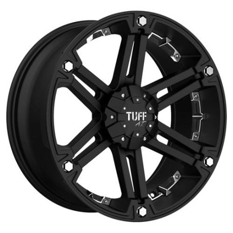 Tuff aluminum wheels Tuff T01 wheel 17x8 6x139.7 108 ET-13, Flat black | races-shop.com