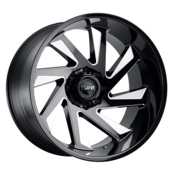 Tuff T1B wheel 24x14 5x127 71.5 ET-72, Gloss black