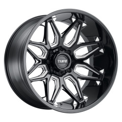 Tuff T3B wheel 20x12 5x127 71.5 ET-45, Gloss black