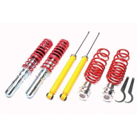 Height adjustable suspension - Coilovers Coilover kit TA-TECHNIX for Seat Leon 1M 1999-2006 | races-shop.com