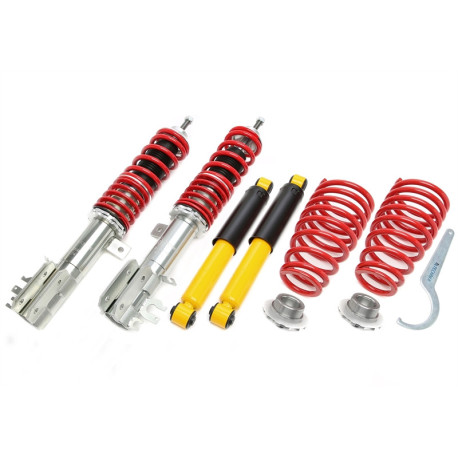 Height adjustable suspension - Coilovers Coilover kit TA-TECHNIX for Fiat 500C 312 2009+ | races-shop.com