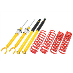 TA-TECHNIX sport suspension kit for Mercedes-Benz E-Klasse W211 2002-2009 (max. front 1070-1120kg, max. rear 1250kg), 60/45mm