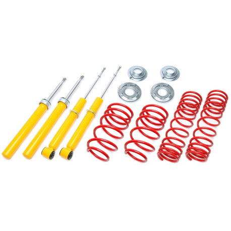 Sport suspension with fixed reduction TA-TECHNIX sport suspension kit for VW Scirocco I / II 53 / 53B 09.1979-1993 (with front insert cartridge), 40/40mm | races-shop.com