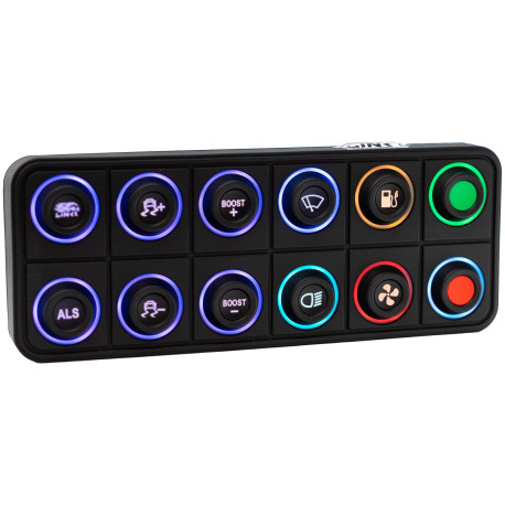 Standalone ecu, display and accessories Link CAN Keypad 12 button | races-shop.com