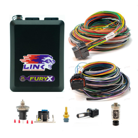 Standalone ecu, display and accessories Link G4X FuryX Wire-In Bundle - ECU + Looms + Sensors | races-shop.com