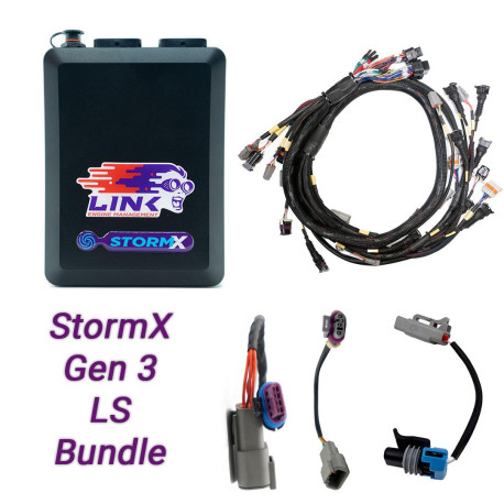 Standalone ecu, display and accessories Link Gen3 LS Cable Throttle Bundle: G4X StormX ECU + LS Engine Harness bundle | races-shop.com