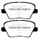 EBC brakes Rear Pads EBC Greenstuff 2000 Sport DP22363 | races-shop.com