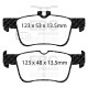 EBC brakes Rear Pads EBC Greenstuff 2000 Sport DP22384 | races-shop.com