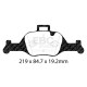 EBC brakes Front Pads EBC Redstuff Ceramic DP32289C | races-shop.com