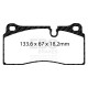 EBC brakes Rear Pads EBC Redstuff Ceramic DP32425C | races-shop.com