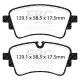 EBC brakes Rear Pads EBC Redstuff Ceramic DP32435C | races-shop.com