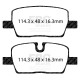 EBC brakes Brake Pads EBC Redstuff Ceramic DP33116C | races-shop.com