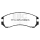 EBC brakes Brake Pads EBC Redstuff Ceramic DP3665C | races-shop.com