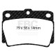 EBC brakes Rear Pads EBC Yellowstuff Street + Track DP41228R | races-shop.com