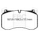 EBC brakes Front Pads EBC Yellowstuff Street + Track DP42409R | races-shop.com