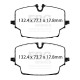 EBC brakes Front Pads EBC Yellowstuff Street + Track DP42528R | races-shop.com