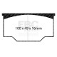 EBC brakes Brake Pads EBC Bluestuff NDX Trackday + Race DP5073NDX | races-shop.com