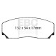 EBC brakes Front/Rear Pads EBC Racing RP-X DP8002/2RPX | races-shop.com