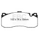 EBC brakes Front Pads EBC Racing RP-X DP81995RPX | races-shop.com