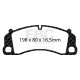 EBC brakes Front Pads EBC Racing RP-X DP82206RPX | races-shop.com