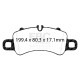 EBC brakes Front Pads EBC Racing RP-X DP82307RPX | races-shop.com