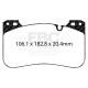 EBC brakes Front Pads EBC Racing RP-1 DP82331RP1 | races-shop.com