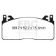 EBC brakes Front Pads EBC Racing RP-1 DP83055RP1 | races-shop.com