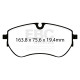 EBC brakes Front Pads EBC Ultimax OEM Replacement DPX2377 | races-shop.com
