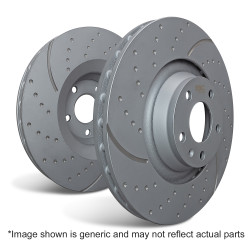 Front Discs EBC Turbo Grooved GD1575