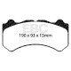 EBC brakes Front kit EBC P2DK024Y - Discs Swept Groove + brake pads Yellowstuff | races-shop.com