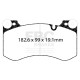 EBC brakes Front kit EBC P2DK059B - Discs Swept Groove + brake pads Bluestuff | races-shop.com