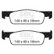 EBC brakes Front kit EBC PD01KF1685 - Discs Premium OE + brake pads Greenstuff | races-shop.com