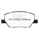 EBC brakes Front kit EBC PD01KF1711 - Discs Premium OE + brake pads Greenstuff | races-shop.com