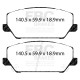 EBC brakes Front kit EBC PD01KF1930 - Discs Premium OE + brake pads Greenstuff | races-shop.com