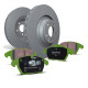 EBC brakes Rear kit EBC PD01KR907 - Discs Premium OE + brake pads Greenstuff | races-shop.com