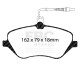 EBC brakes Front kit EBC PD02KF559 - Discs Premium OE + brake pads Redstuff Ceramic | races-shop.com