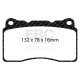 EBC brakes Front kit EBC PD02KF588 - Discs Premium OE + brake pads Redstuff Ceramic | races-shop.com