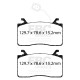 EBC brakes Front kit EBC PD02KF633 - Discs Premium OE + brake pads Redstuff Ceramic | races-shop.com