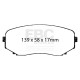 EBC brakes Front kit EBC PD03KF1372 - Discs Premium OE + brake pads Yellowstuff | races-shop.com