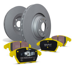 Front kit EBC PD03KF1404 - Discs Premium OE + brake pads Yellowstuff