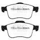 EBC brakes Front kit EBC PD03KF1442 - Discs Premium OE + brake pads Yellowstuff | races-shop.com
