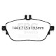 EBC brakes Front kit EBC PD03KF1475 - Discs Premium OE + brake pads Yellowstuff | races-shop.com
