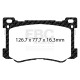 EBC brakes Front kit EBC PD03KF1572 - Discs Premium OE + brake pads Yellowstuff | races-shop.com
