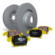 EBC brakes Rear kit EBC PD03KR983 - Discs Premium OE + brake pads Yellowstuff | races-shop.com