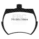 EBC brakes Front kit EBC PD04KF300 - Discs Premium OE + brake pads Bluestuff | races-shop.com