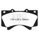 EBC brakes Front kit EBC PD04KF714 - Discs Premium OE + brake pads Bluestuff | races-shop.com