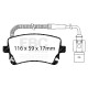 EBC brakes Rear kit EBC PD04KR209 - Discs Premium OE + brake pads Bluestuff | races-shop.com
