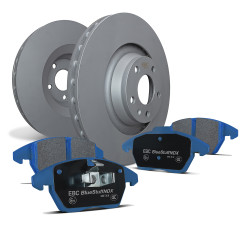 Rear kit EBC PD04KR617 - Discs Premium OE + brake pads Bluestuff