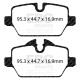 EBC brakes Rear kit EBC PD06KR397 - Discs Ultimax Grooved + brake pads Greenstuff | races-shop.com